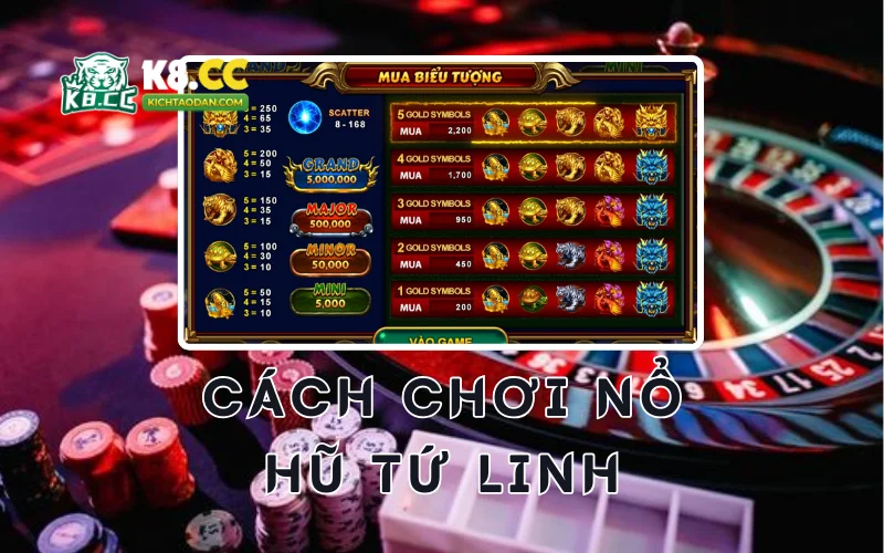 Cách chơi nổ hũ tứ linh